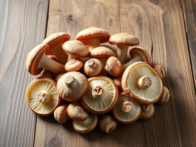 Flat Mushrooms